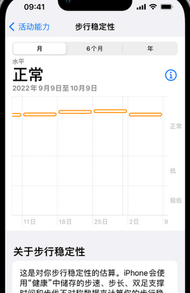 特克斯iPhone手机维修如何在iPhone开启'步行稳定性通知'