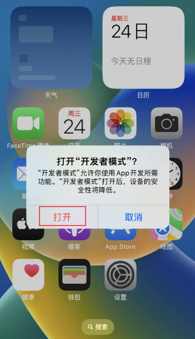 特克斯苹果手机维修分享如何打开开发者模式 