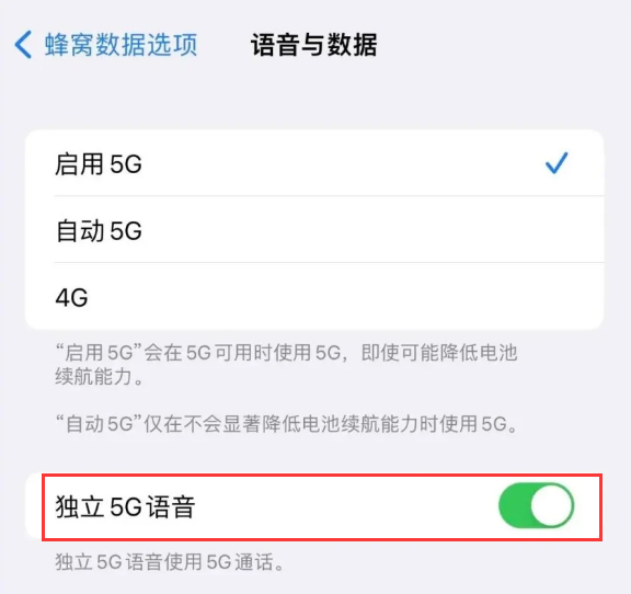 特克斯苹果14维修分享iPhone 14 Pro如何开启VoNR 