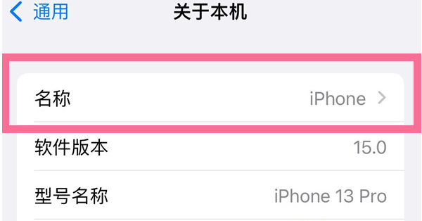 特克斯苹果13维修分享iPhone 13热点名字设置教程 