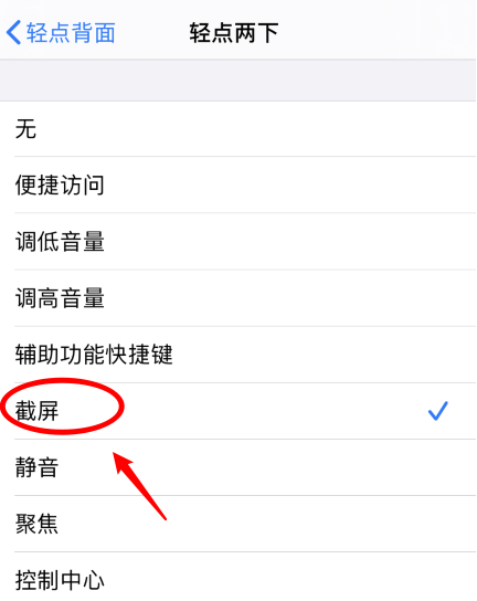 特克斯苹果手机维修分享iPhone12如何启用双击截屏 